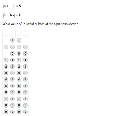 Question 5: Math Student-Produced Response